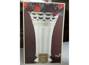 Lenox Florentine And Pearl Porcelain Tall Vase