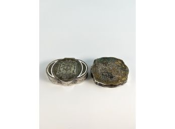 A Pair Of Antique Pill Boxes