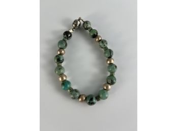 An African Turquoise Beaded Bracelet