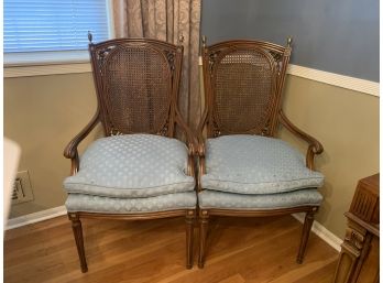Pair French Provincial Arm Chairs