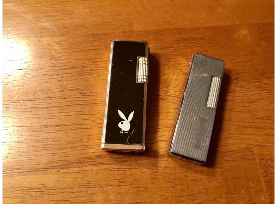 Playboy Lighter And Silver Lighter