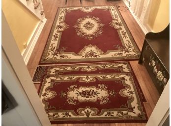 3 Pc. Matching Rugs - 2 Accent Rugs One Large