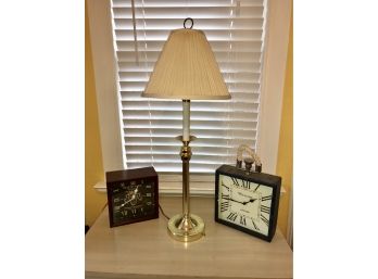2 Clocks & Lamp