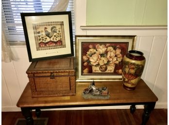 Home Decor Grouping ~ 2 Pictures, Vase & More ~