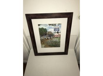 Country Store Picture Signed ED Ware