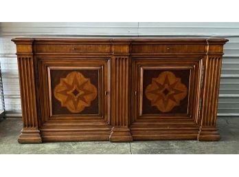 Ethan Allen 'Lombardy' Cherry Stained Marquetry Sideboard