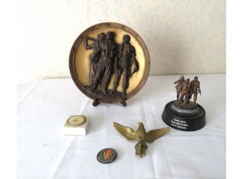 COLLECTION OF MILITARY THEME VIETNAM PLATE