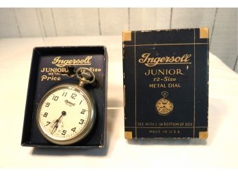 Antique Ingersoll Jr. Eclipse Pocket Watch