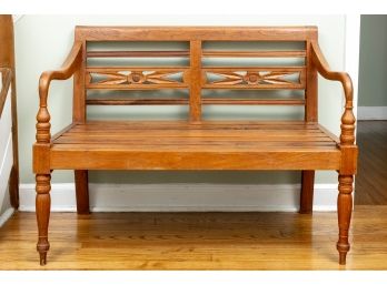 Colonial Wood Bench