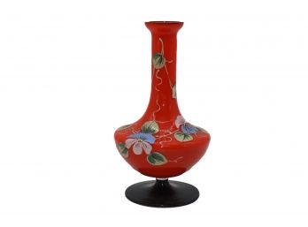 Artwork Glass Vase Marked & Numbered