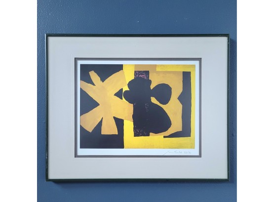 Pencil Signed Robert Motherwell (American 1915-1991) Framed Serigraph