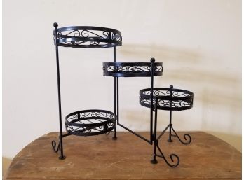 Vintage 4 Tiered Plant Stand