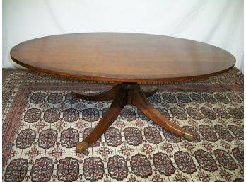 Antique Oval Duncan Phyfe Low Cocktail Table