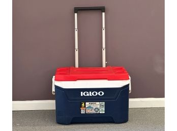 A 4-Day, 60-Quart, 94-Can Wheeled Cooler By Igloo