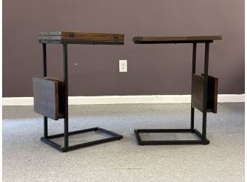 A Pair Of Pottery Barn's Best-Selling Allen Extending C-Tables