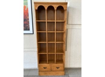 Vintage Solid Wood Keller Style Bookcase