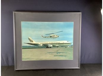 Evergreen International Airplane And Helicopter Print