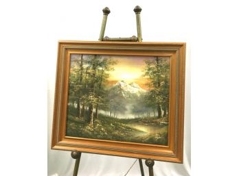 Gorgeous EDE Prisley Signed Framed Oil On Canvas Landscape