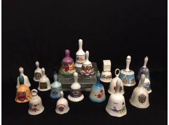 Collection Of Vintage Souvenir Collectable Bells