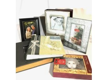 Grouping Of Photo Albums, Frames, & Photo Cards