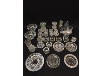 Large Grouping Of Crystal & Glass Smalls