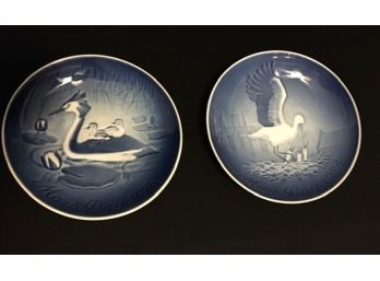 Pair Of B&G Mother's Day Collectable Plates