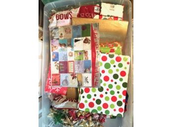 Big Bin Of Holiday Wrapping Supplies #2