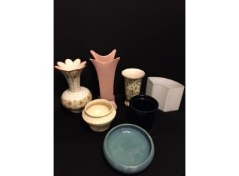 Grouping Of 7 Vases