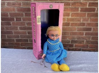 A Vintage Matel Pull String Mrs Beasley Doll, Does Not Talk