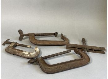 Collection Of Antique Clamps