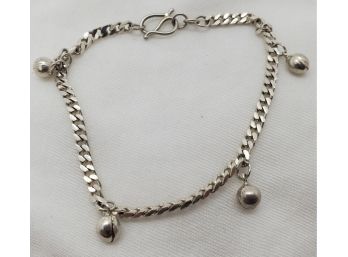 Vintage Sterling Silver 7' Bracelet - 4.83 Grams