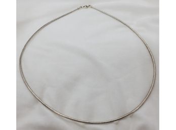 Vintage Sterling Silver 18' Heavy Italian Necklace - 12.69 Grams