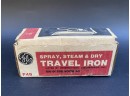 Vintage 1960s GE Travel Iron, Original Box