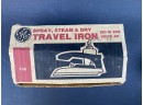Vintage 1960s GE Travel Iron, Original Box