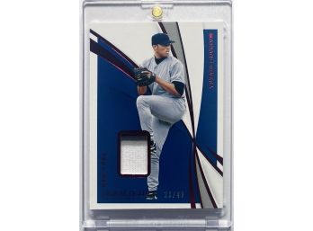 HOF Mariano Rivera 2021 Immaculate Collection Red Patch Card SSP /49