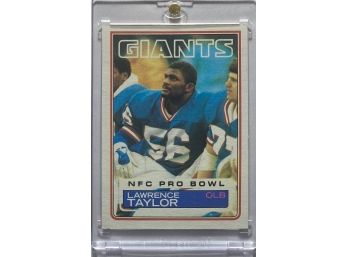 HOF Lawrence Taylor RC 1983 Topps 'NFC Pro Powl' Rookie Selection Card
