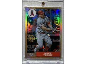 *NEW* Mike Trout 2022 Topps Chrome '87 Throwback Refractor