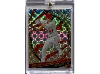 *New* Mike Trout 2022 Panini-Chronicles Revolution Groove Parallel