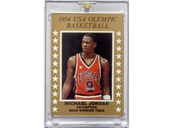 HOF Michael Jordan RC 1984 USA Olympic Basketball Gold Medal Pre-Rookie Card