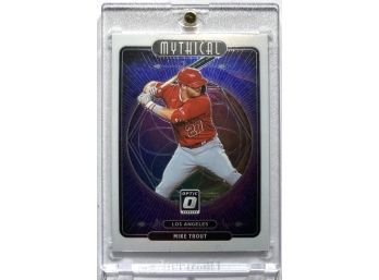 Mike Trout 2021 Donruss Optic 'Mythical' Insert