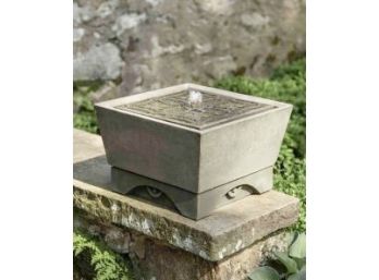 A Cast Stone Fountain - Kito By Compania - $450 Retail