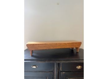 A Handmade Quaker Style Pine Bench - Signed