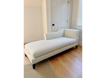 An Elegant Spare Styled Baker Chaise Lounge With Pillow