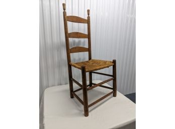 Primitive Antique Ladder Back Chair