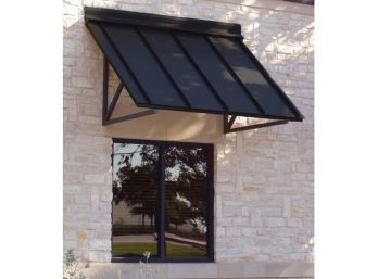 Awntech  Houstonian 68-in Wide X 24-in Projection Solid Fixed Window/Door Awning
