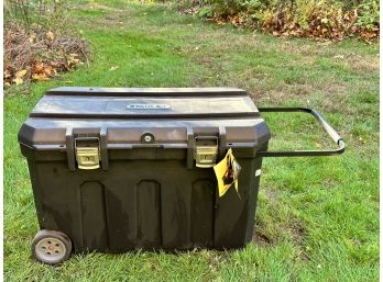 A Stanley Promobile Job Chest On Wheels, Key Included