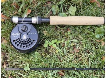 A South Bend Ginger Quill Fishing Reel & Rod