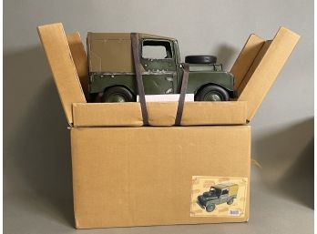 A Vintage Metal Jeep, Possible Model Of Series 1 Land Rover