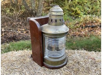 A Vintage Perko Marine Lamp