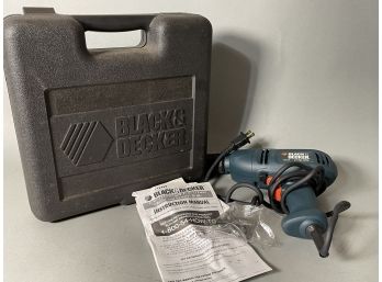 Black And Decker Corded Drill With Case